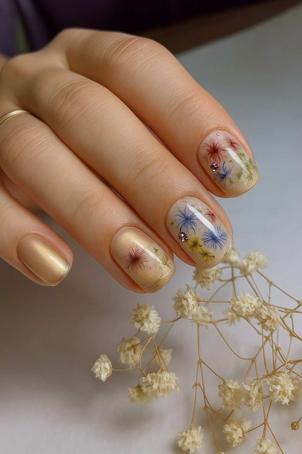 Peach Nude Floral