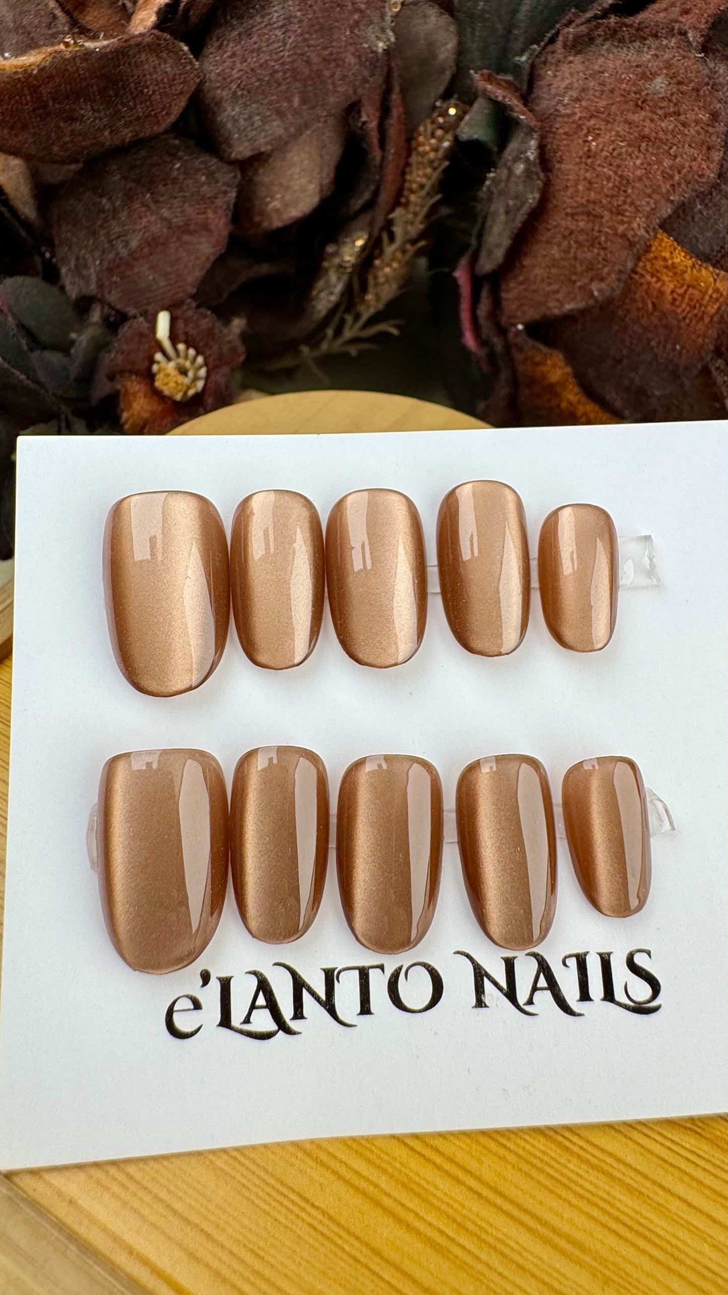 bronz_mattellic_artifical nails
