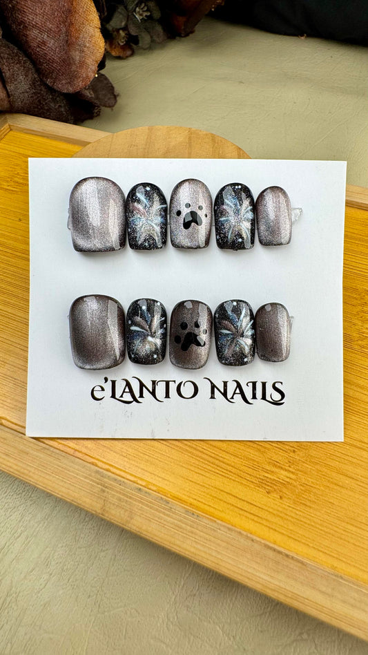 midnightpawsparkle fake nails