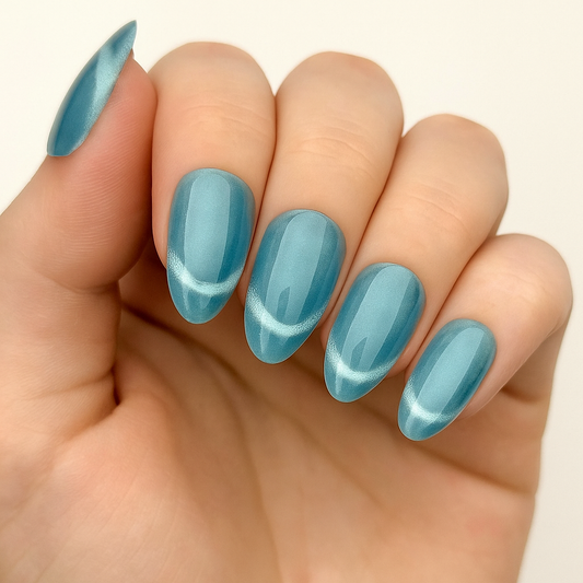 Aqua Blue Nails