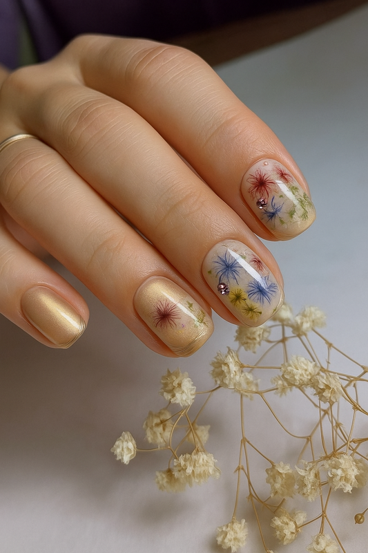 Peach Nude Floral