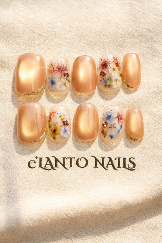 Peach Nude Floral