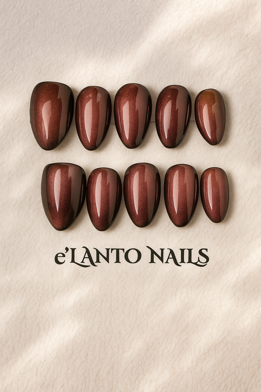 Black & Burgundy Ombre