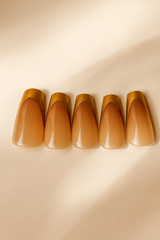 Golden French Tips