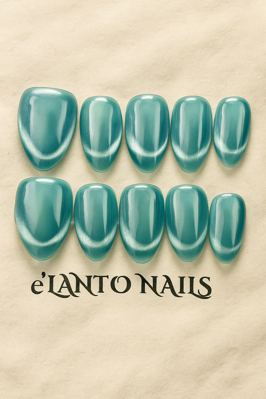 Aqua Blue Nails