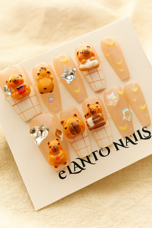 Beary Sweet Nails
