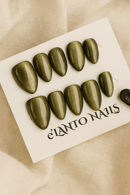 Dark Green Shimmery