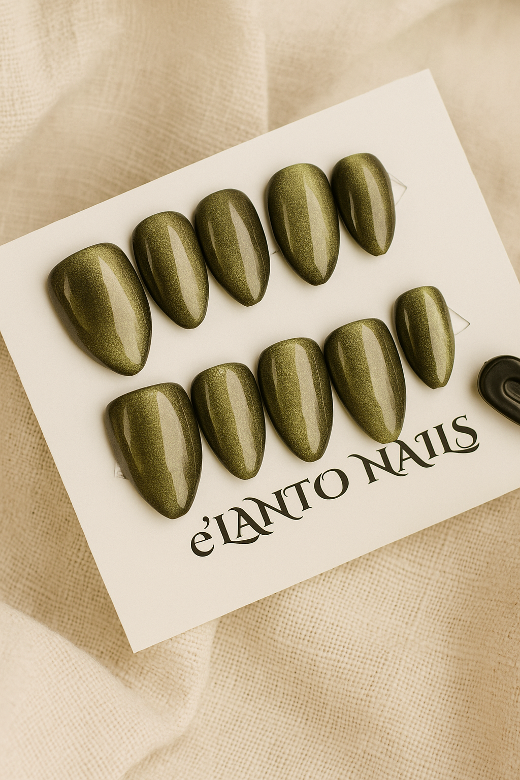Dark Green Shimmery