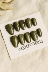Dark Green Shimmery