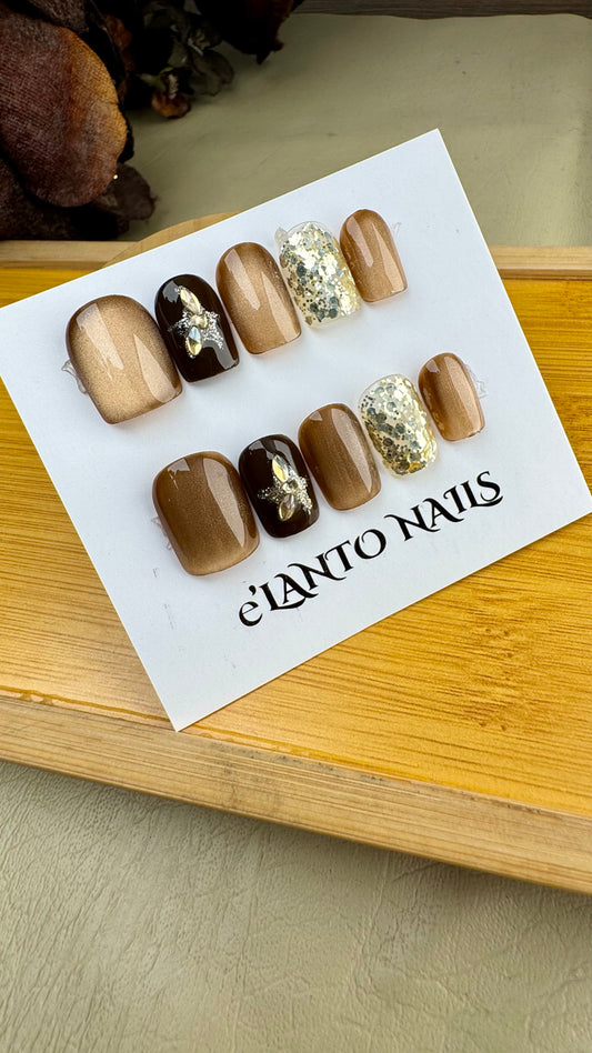 Glitteredespressopartynails