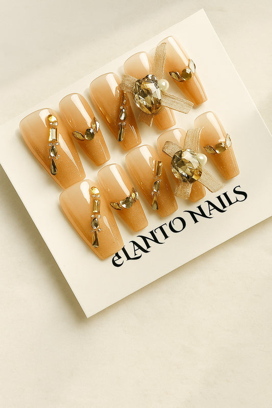 Golden Glam Bow