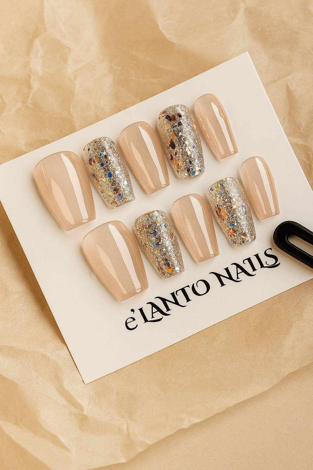 Nude Shimmer & Glitter