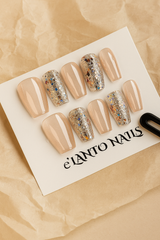 Nude Shimmer & Glitter