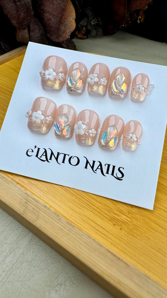 blossom glow nails