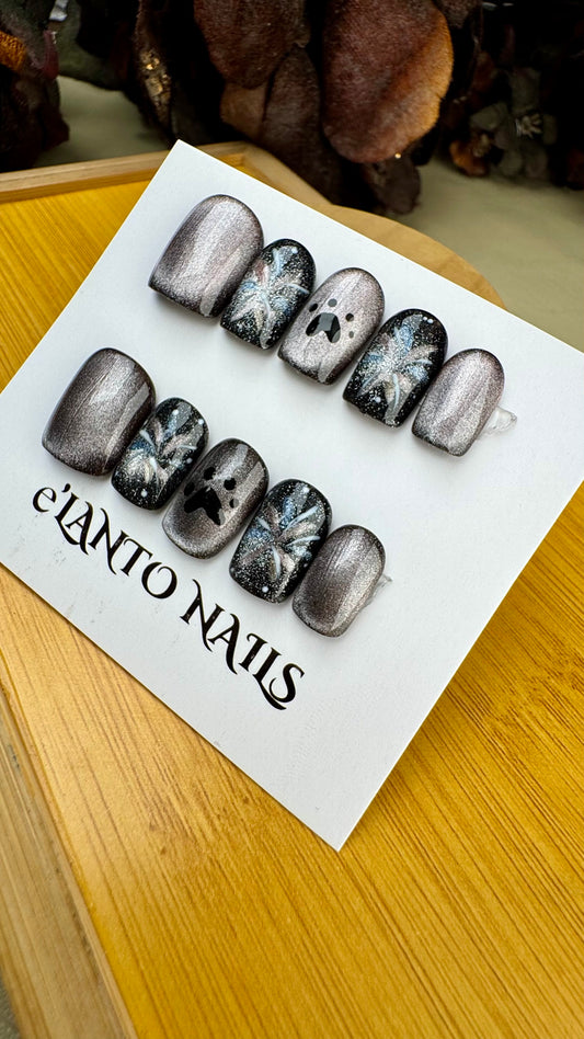 midnightpawsparkle nail