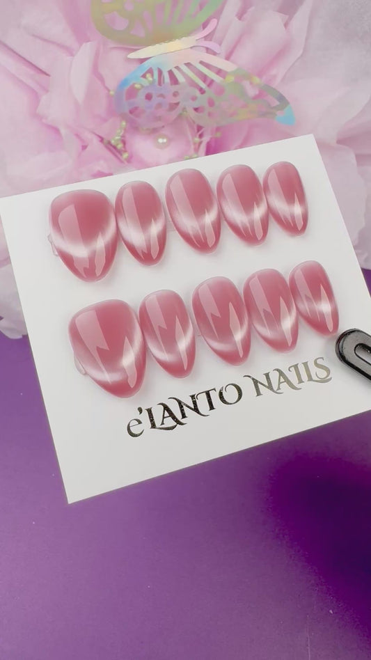 Rose Pink Nails