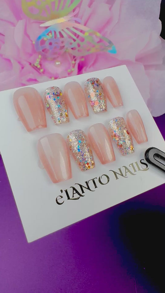Nude Shimmer & Glitter