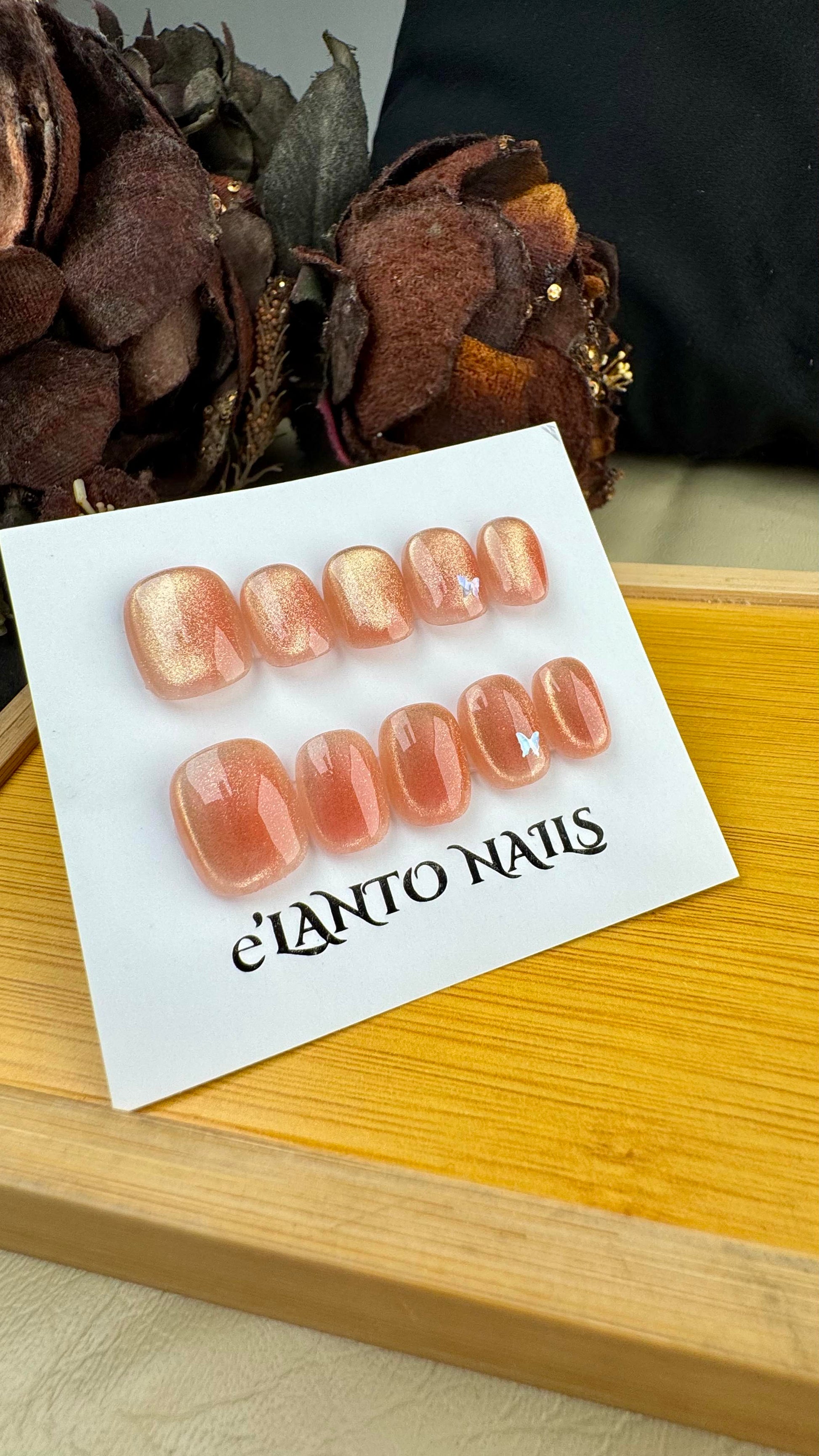 sunset_glow- nails